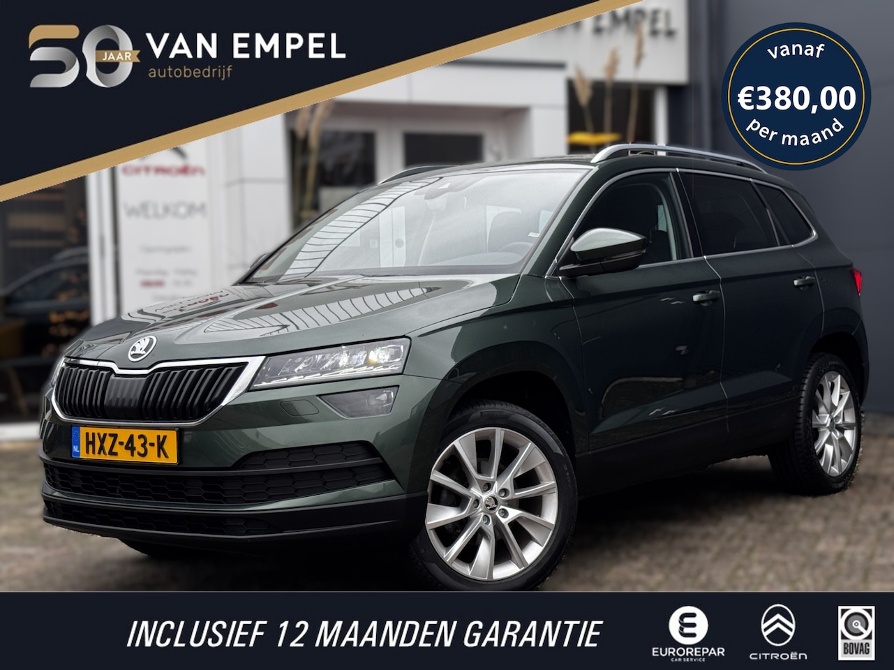Skoda Karoq - 1.5 TSI ACT Sportline Business | 150 PK | Automaat | Trekhaak | Adaptive Cruise | Climate - AutoWereld.nl