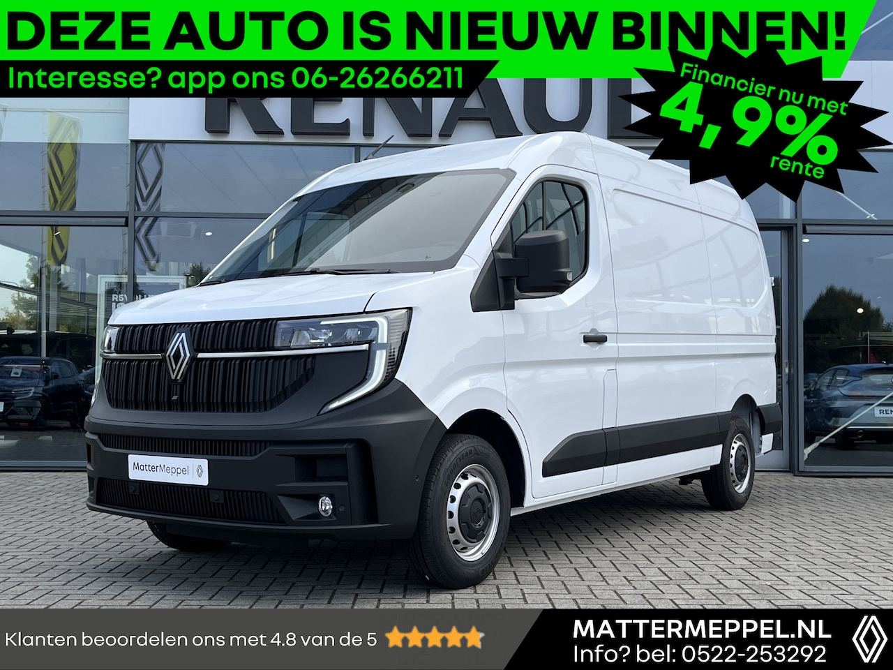 Renault Master - T35 2.0 dCi 150 L2H2 Advance | BPM VRIJ!! | Trekhaak | Navigatie | Camera + Parkeersensore - AutoWereld.nl
