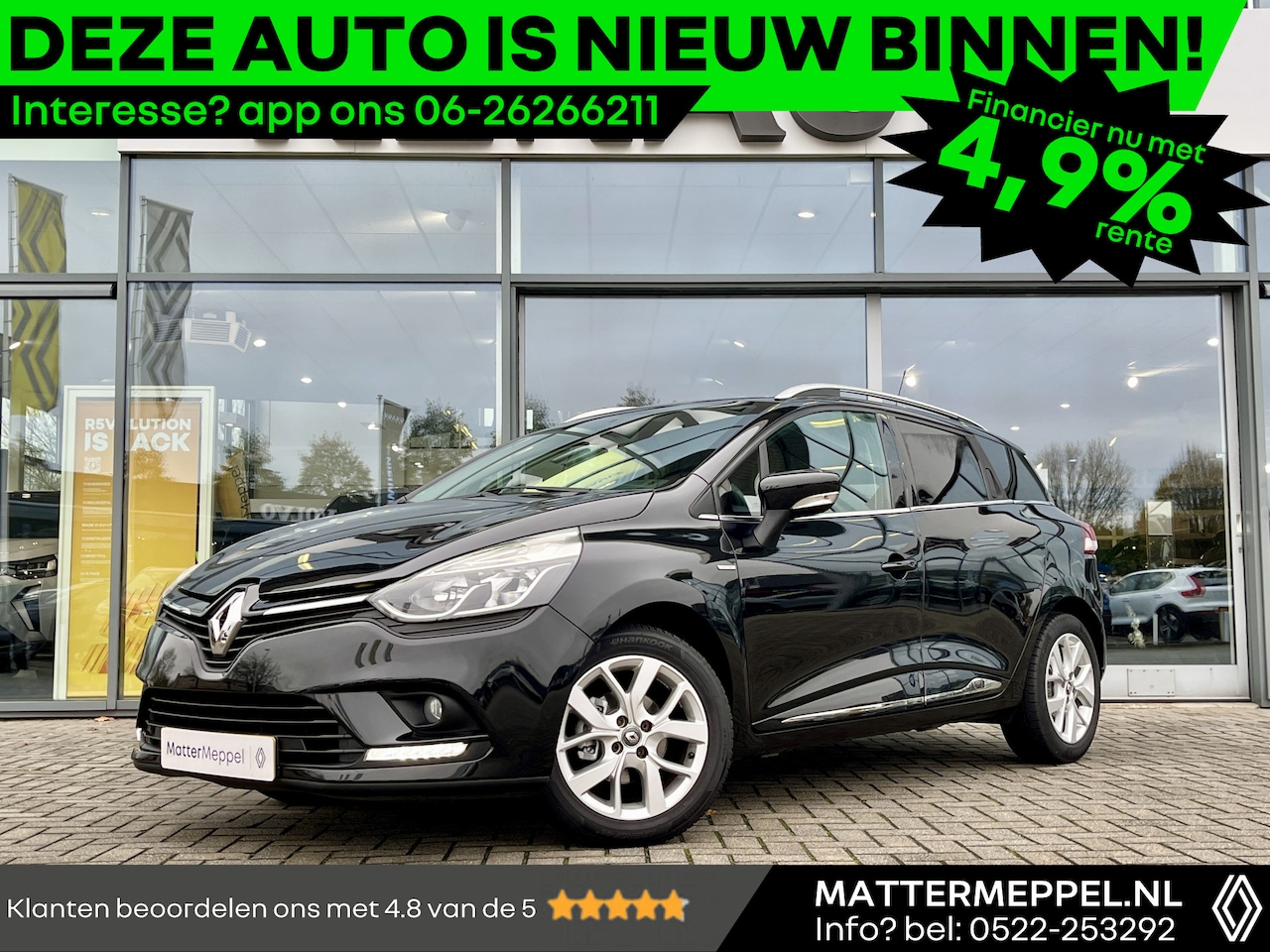 Renault Clio Estate - 0.9 TCe 90 Limited | Navigatie | Parkeersensoren | Lichtmetaal | Airco | Cruise Control | - AutoWereld.nl