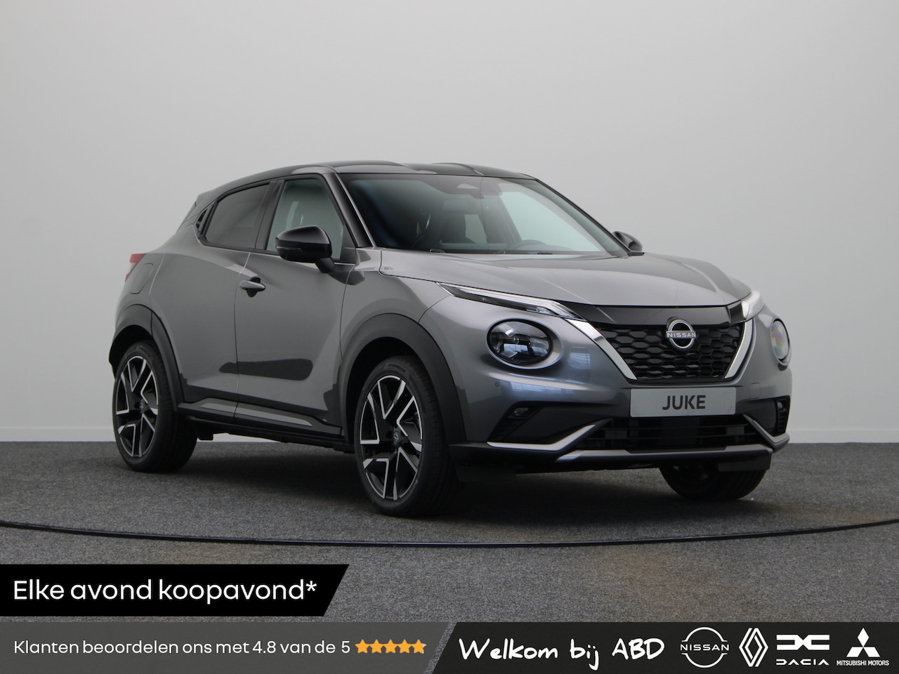 Nissan Juke - N-Design + Interior Pack + Cold Pack + Technology Pack 1.6L HYBRID 143 | 17" Lichtmetalen - AutoWereld.nl