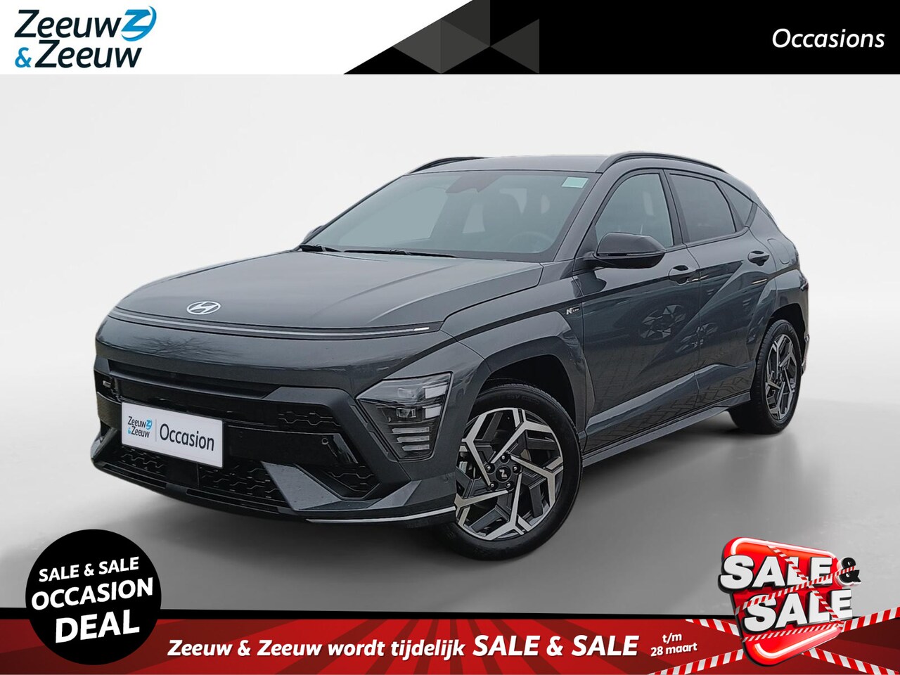 Hyundai Kona - 1.6 GDI HEV N Line ALS NIEUW! | GEEN LEVERTIJDEN! | ZEER COMPLETE AUTO - AutoWereld.nl