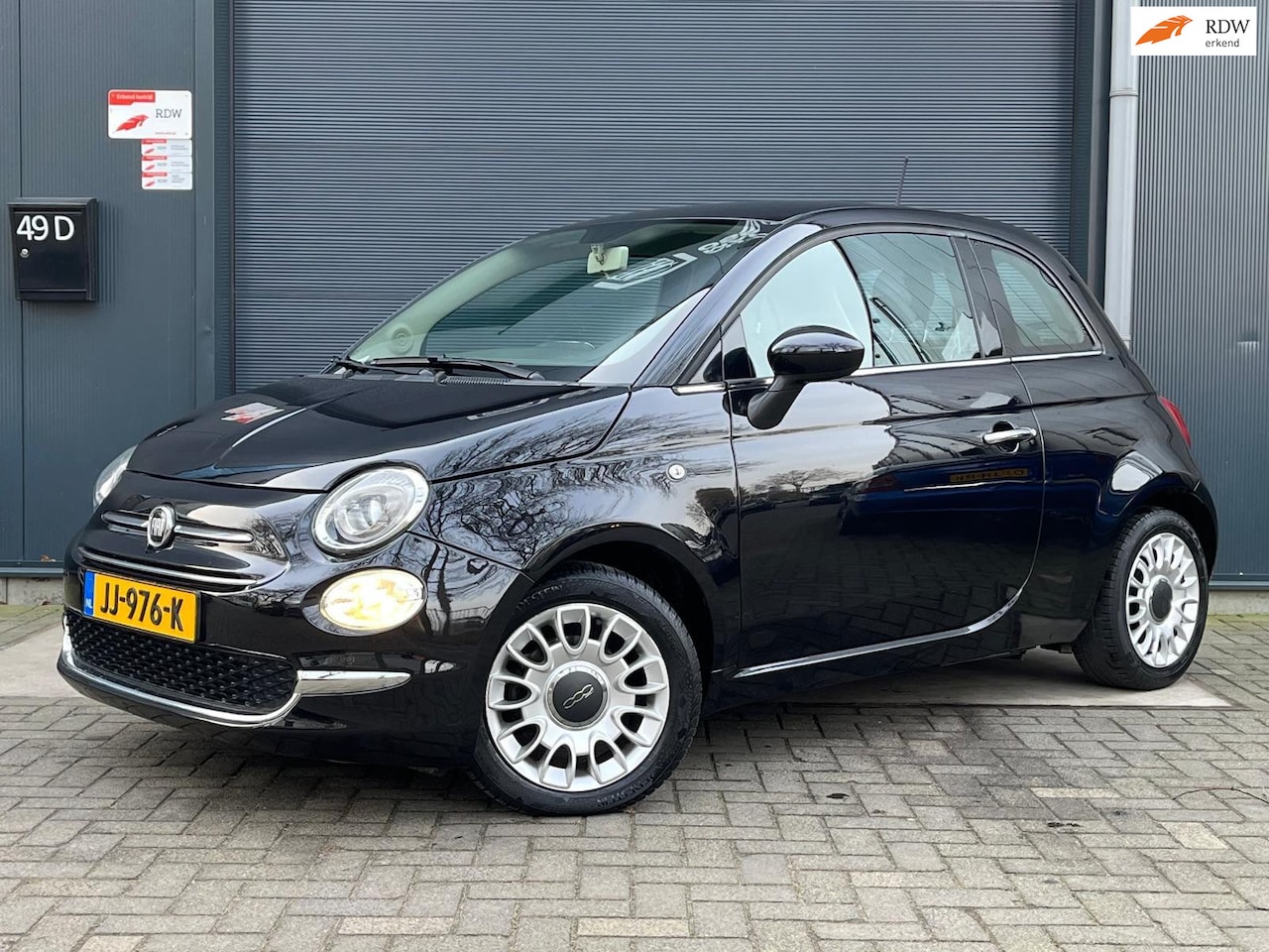 Fiat 500 - 0.9 TwinAir Turbo Lounge AIRCO DAB BLUETOOTH NAVI LM VELGEN MF STUUR LED - AutoWereld.nl
