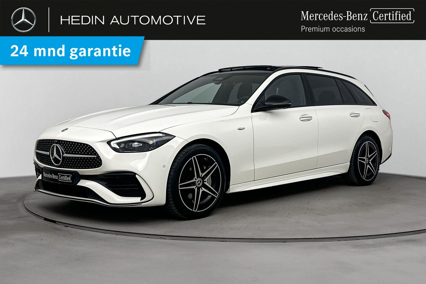 Mercedes-Benz C-klasse Estate - C 300e Automaat Business Solution AMG | Premium Plus Pakket | Nightpakket | Panoramadak | - AutoWereld.nl