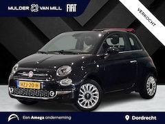 Fiat 500 C - Cabrio Dolcevita 1.0 Hybrid 70pk | VOUWDAK ROOD | NAVI | CLIMA | DAB+ | PARKEERHULP | APPL