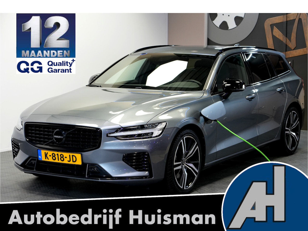 Volvo V60 - 2.0 T6 AWD 250kW/340pk Aut8 Recharge R-Design HARMAN/KARDON + SPORTSTOELEN + FOUR-C ONDERS - AutoWereld.nl