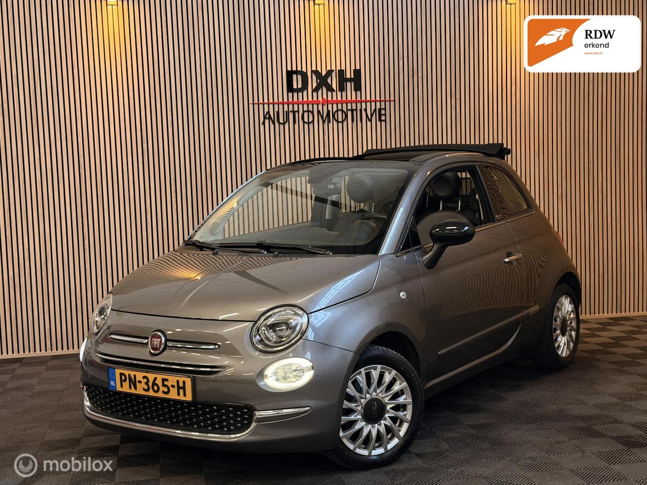 Fiat 500 C - 0.9 TwinAir Turbo AUTOMAAT Org.NL LEDER NAVI PDC - AutoWereld.nl