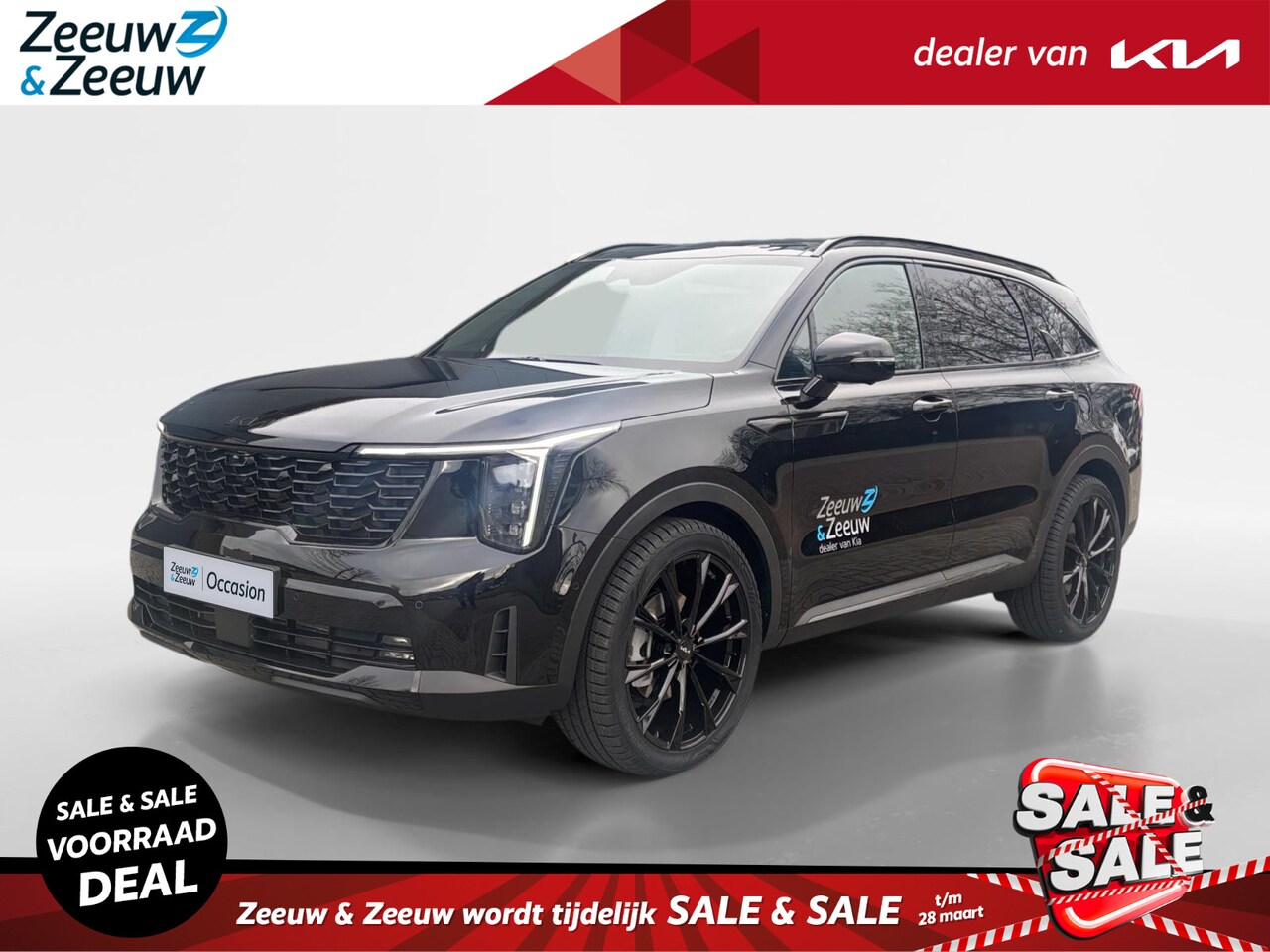 Kia Sorento - 1.6 T-GDi Plug-in Hybrid 4WD ExecutiveLine 6p. Full black | 21 inch LM | Dikste Sorento va - AutoWereld.nl