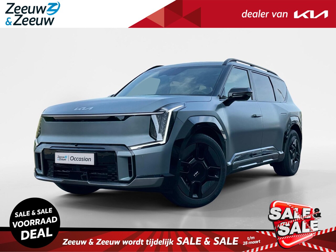 Kia EV9 - GT-Line AWD 6p. 99.8 kWh Nu te bestellen | UNIEKE KLEUR | € 3000 Inruilpremie | €700 korti - AutoWereld.nl