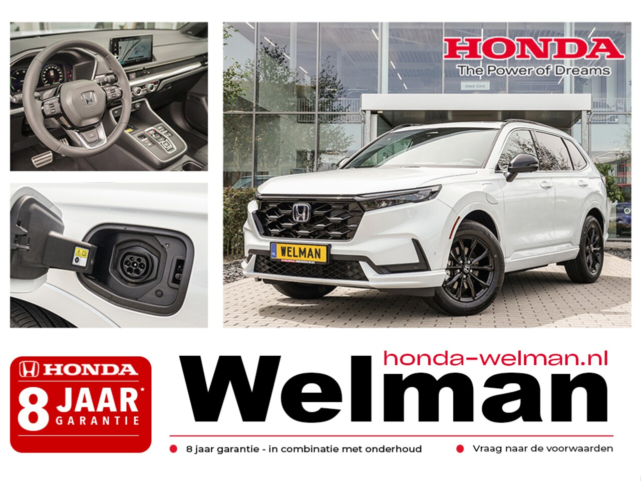 Honda CR-V - 2.0i e:PHEV ADVANCE TECH - NIEUW - PLUG - IN HYBRID - AUTOMAAT - AutoWereld.nl