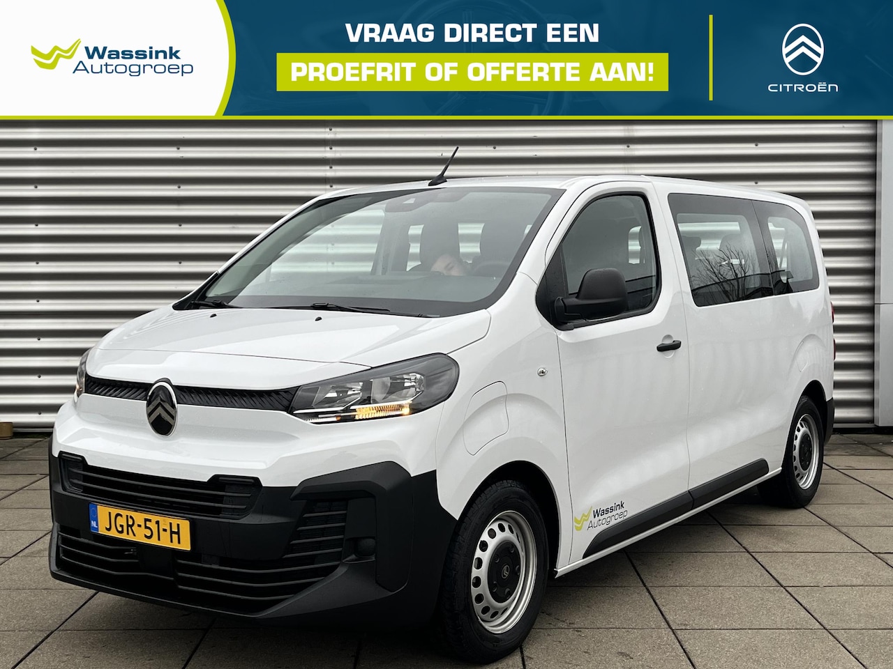Citroën ë-Jumpy - L3 75kWh Combi EV 75 kWh 136pk | 9 Zitplaatsen | Cruise Control | DAB - AutoWereld.nl