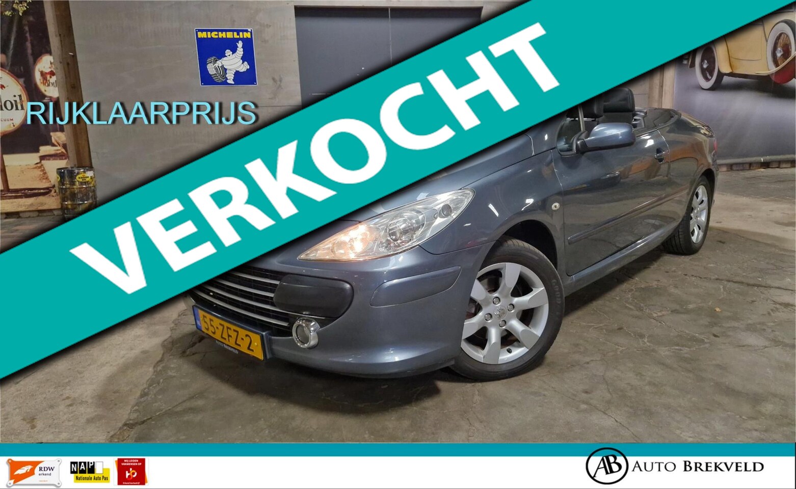 Peugeot 307 CC - 2.0-16V 140PK | Rijklaarprijs | Clima | PDC | LMV - AutoWereld.nl