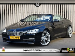 BMW 6-serie Cabrio - 650i High Executive Leder Head-Up Navi 360-Camera 4-Wielsturing Memory NL-AUTO