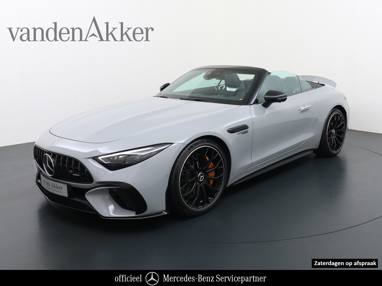 Mercedes-Benz SL-klasse Cabrio - AMG 63 4Matic+ 585pk // Keramische remmen // BTW-auto // Neuslift // AlpinGrau // AMG Nigh - AutoWereld.nl