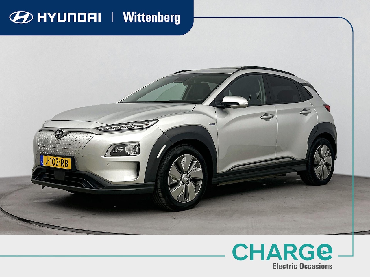 Hyundai Kona Electric - EV PREMIUM 64 kWh | 3- FASE | NAVI | CLIMA | CRUISE | CAMERA | HUD | LEDER | STUUR- & STOE - AutoWereld.nl
