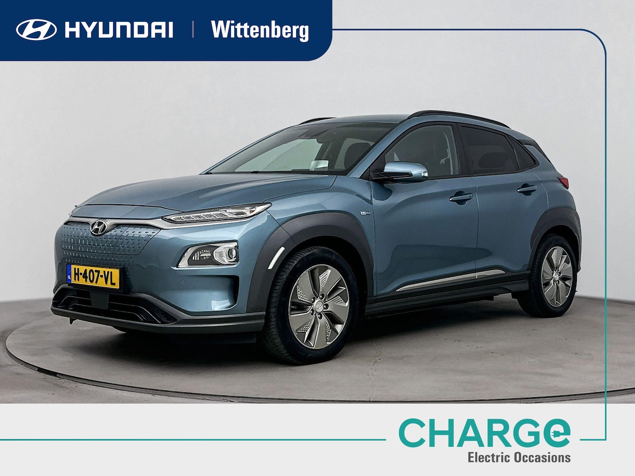 Hyundai Kona Electric - EV PREMIUM 64 kWh | SoH 93,2% | 3- FASE | NAVI | CLIMA | ADAPT. CRUISE | CAMERA | HUD | LE - AutoWereld.nl