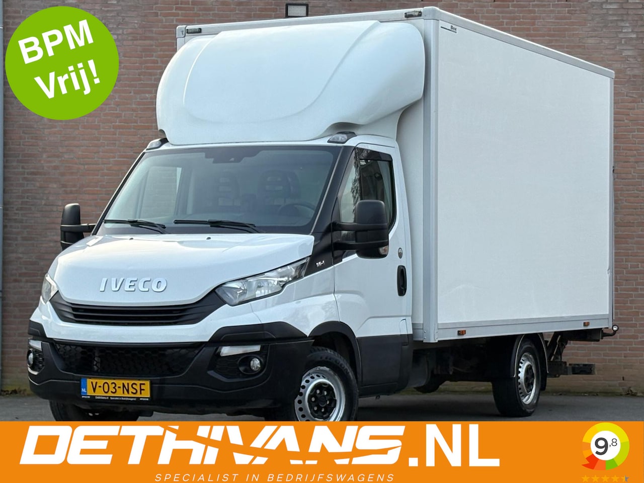 Iveco Daily - 35S14 140PK Bakwagen + Laadklep 20m³ - AutoWereld.nl