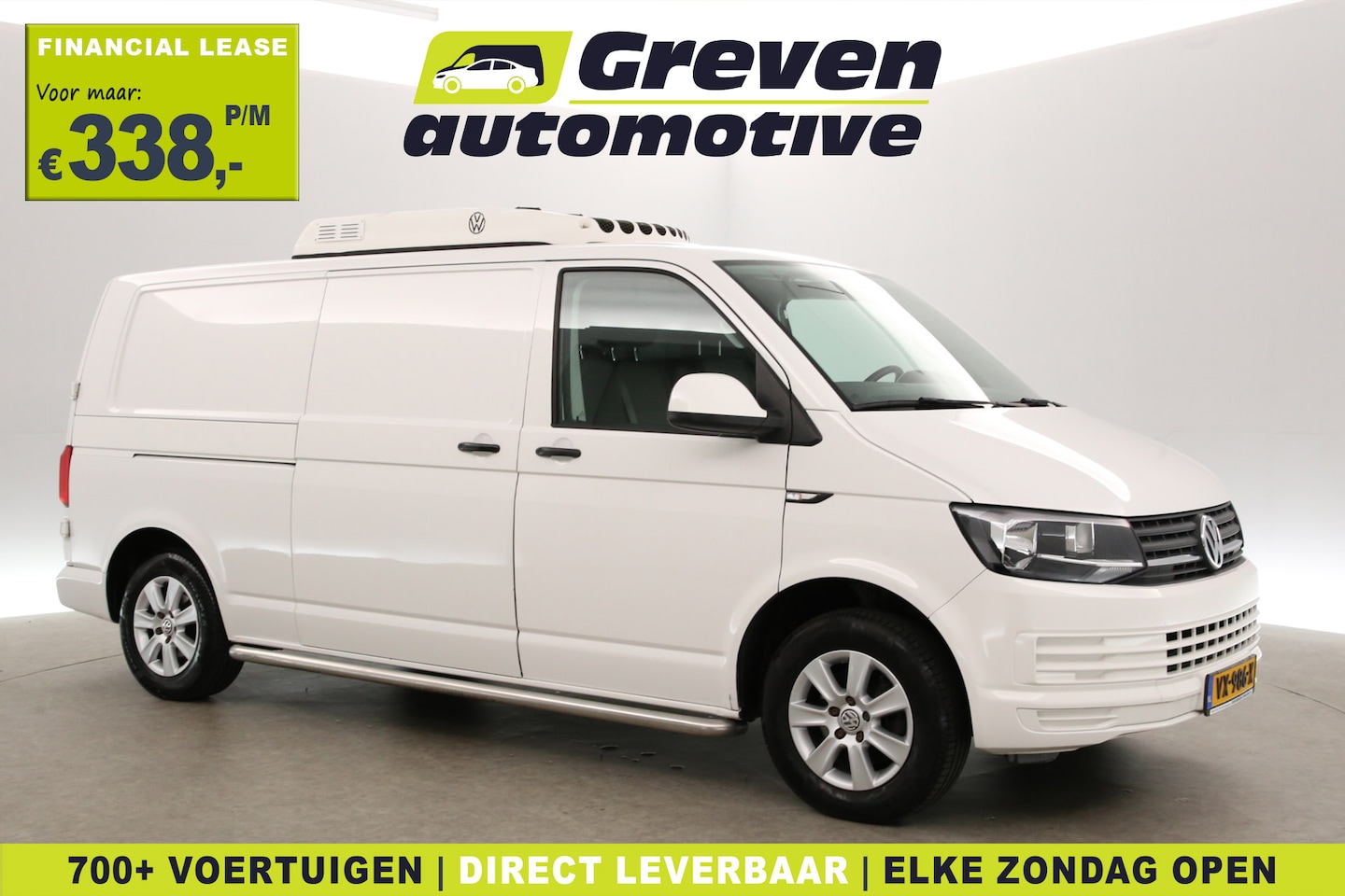 Volkswagen Transporter - 2.0 TDI 140PK L2H1 | Nachtkoeling | Koelwagen 0° | Marge | Airco | Cruise | 3 Zits | Trekh - AutoWereld.nl