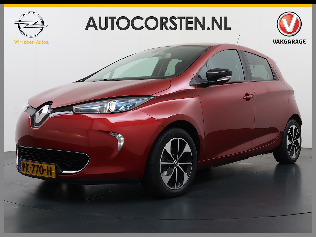 Renault Zoe - Q90 Intens Quickcharge 41 kWh 3fase (ex Accu) Navi Camera MultiMedia 16"LM-v ECC Licht+Zic - AutoWereld.nl