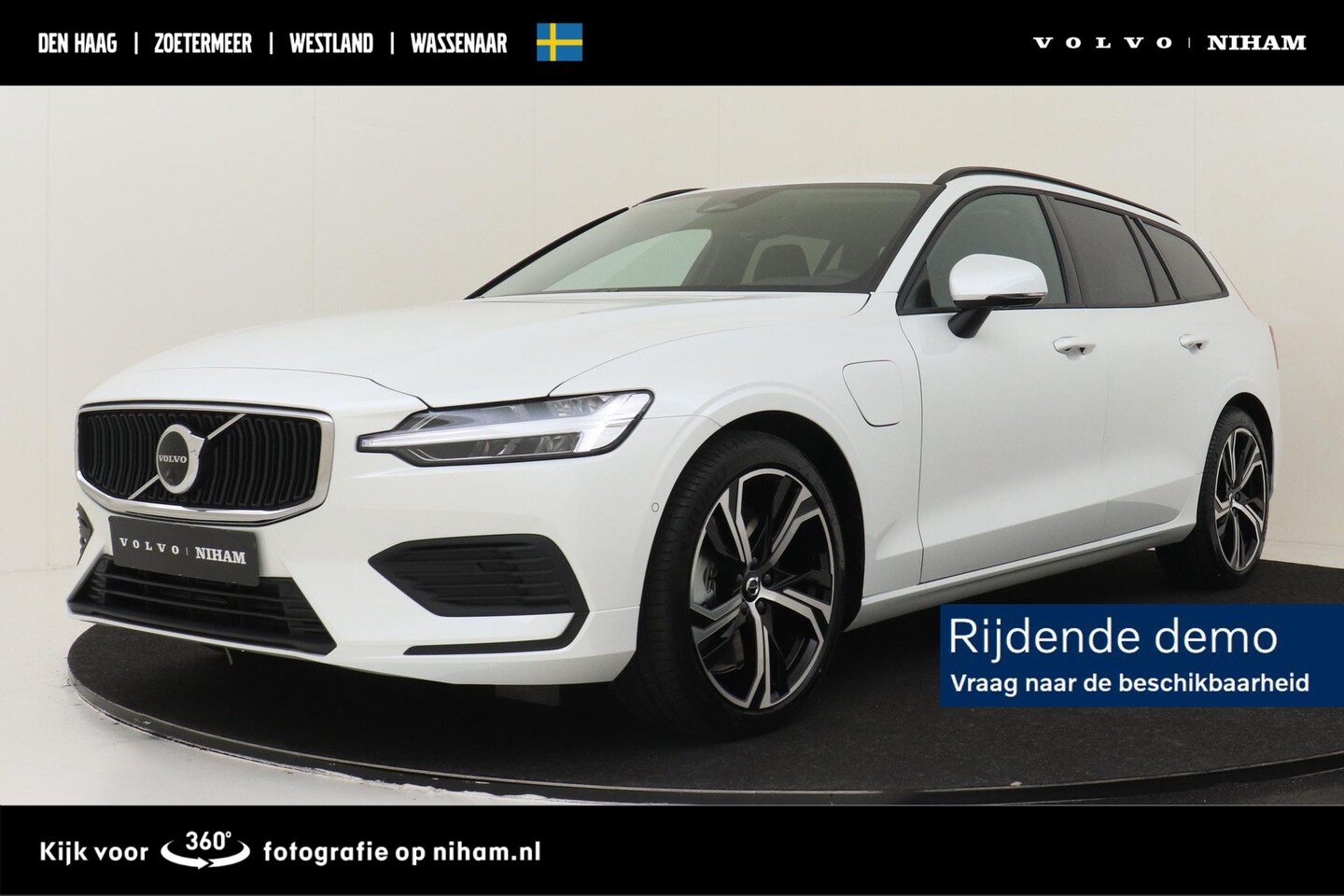 Volvo V60 - T6 PLUG-IN HYBRID AWD CORE BUSINESS EDITION -HARMAN/KARDON|360°CAM|PRIVACY.GLAS|CLIMATE|KE - AutoWereld.nl