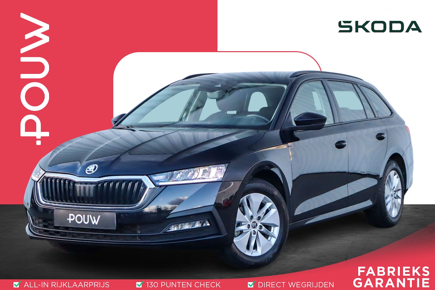 Skoda Octavia Combi - 1.0 e-TSI 110pk DSG Business Edition | Apple CarPlay / Android Auto - AutoWereld.nl