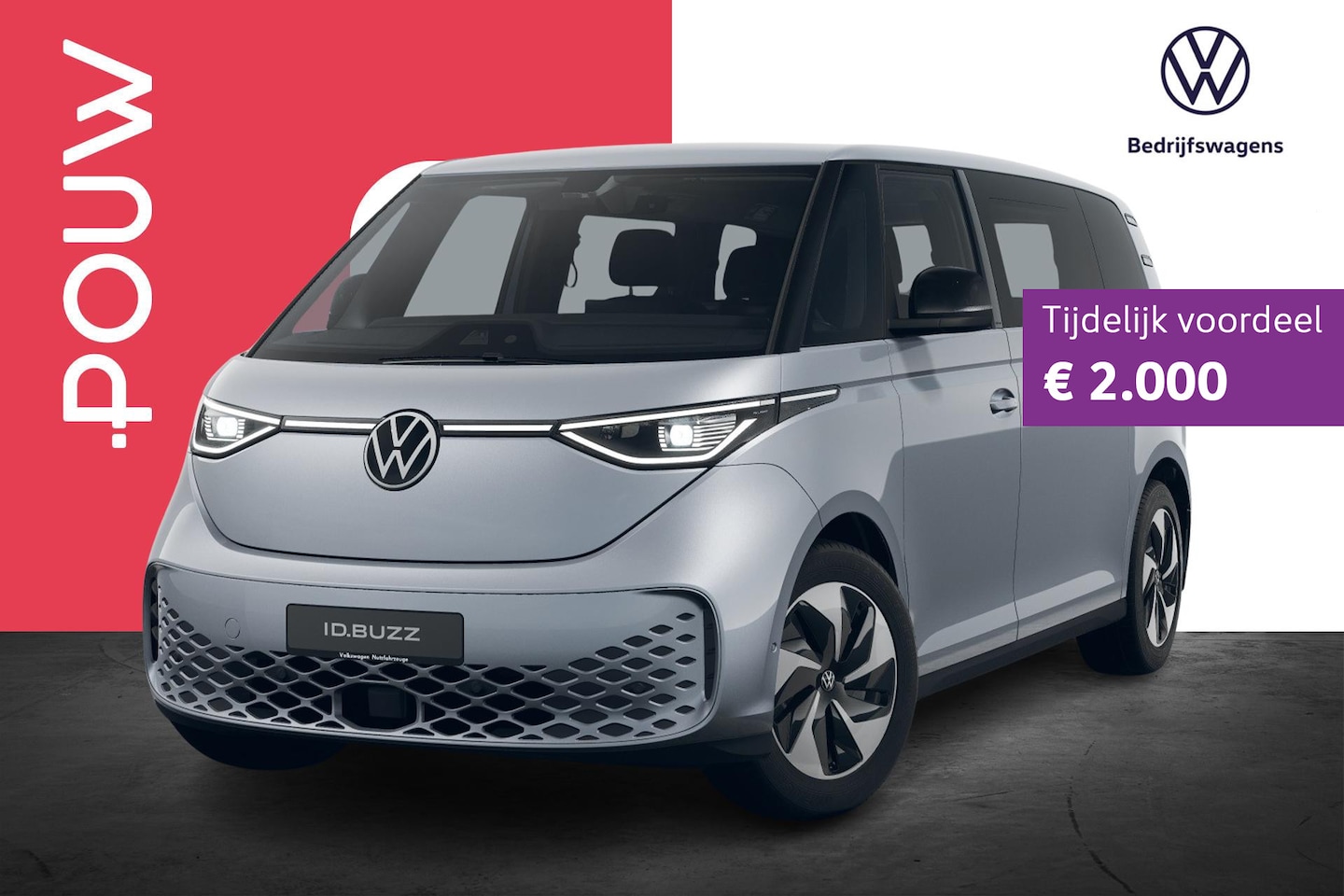 Volkswagen ID. Buzz - Pro Limited Edition 286pk 86 kWh LWB 7p. | Comfort Pakket | 19" Velgen - AutoWereld.nl