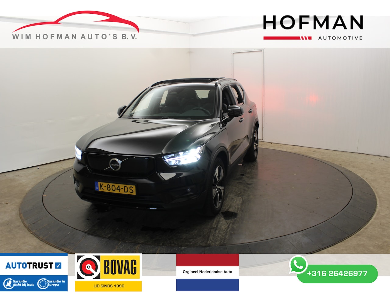 Volvo XC40 - Recharge P8 AWD R-Design 408PK Warmtepomp SOH 95% Vol Leder 360ºCamera Virtual - AutoWereld.nl
