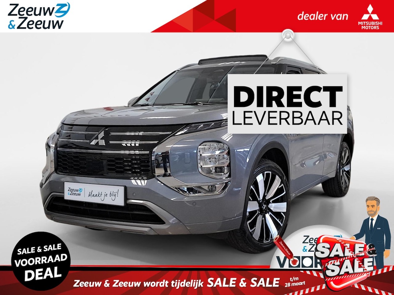 Mitsubishi Outlander - 2.4 PHEV Instyle | NIEUW MODEL | 7500 EURO KORTING | NU DIRECT LEVEBAAR | 8 JAAR GARANTIE - AutoWereld.nl