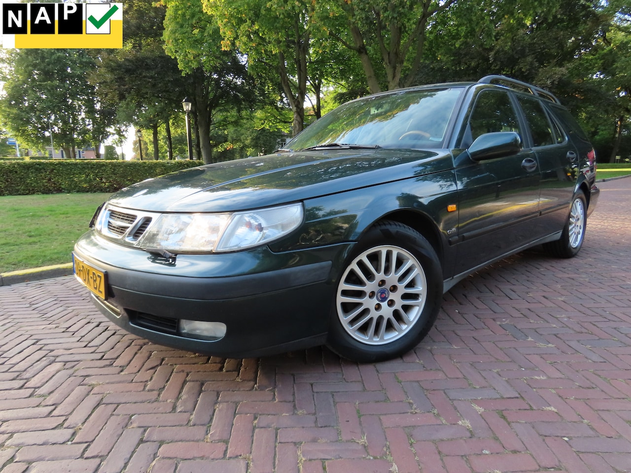 Saab 9-5 Estate - 3.0t V6 SE Griffin 200 PK Automaat Youngtimer Ecc Cruisecontrol Leer memory Stoelverwarmin - AutoWereld.nl