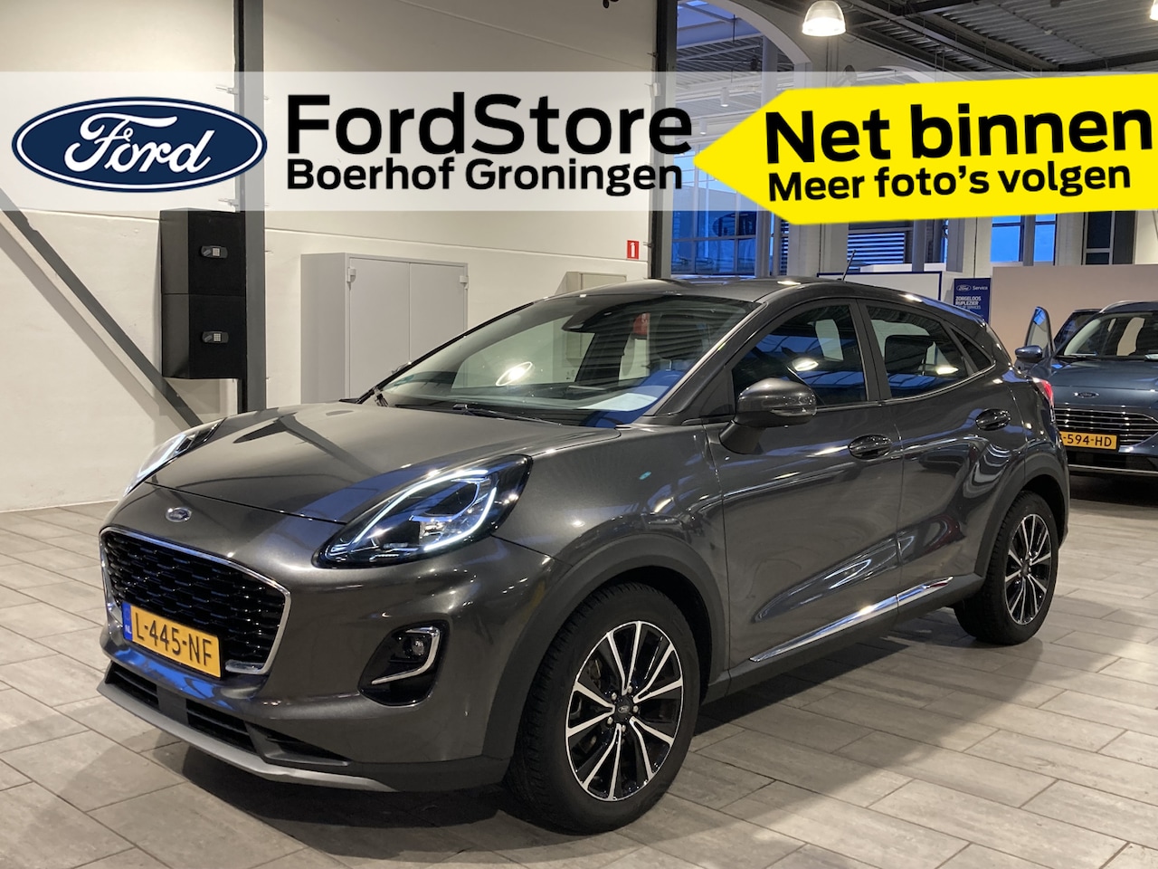 Ford Puma - EcoBoost Hybrid 125 pk Titanium | 1e eig.| 100% dealer onderh. | 4 seiz. banden | LED | Na - AutoWereld.nl