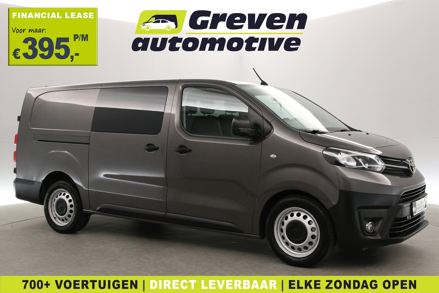 Toyota ProAce - 2.0 D-4D L3H1 | 145PK | DC | 6-Zits | Airco | Camera | Carplay | Trekh. | Cruise | Parkeer - AutoWereld.nl