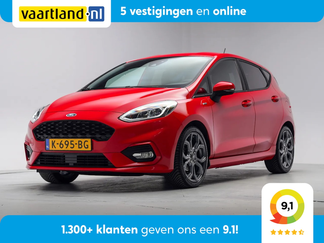 Ford Fiesta - 1.0 EcoBoost ST-Line [ Navi Apple / Android Climate Cruise PDC ] - AutoWereld.nl