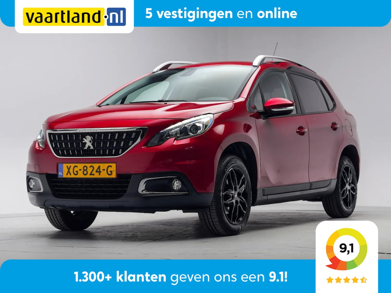 Peugeot 2008 - 1.2 PureTech Blue Lion [ Nav Parkeersensoren DAB ] - AutoWereld.nl