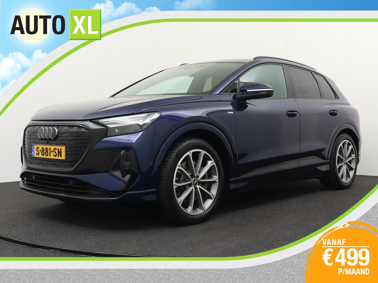 Audi Q4 e-tron - 40 77 kWh RS-Stoelen Elek.Trekhaak Adapt.Cruise 20'LMV - AutoWereld.nl