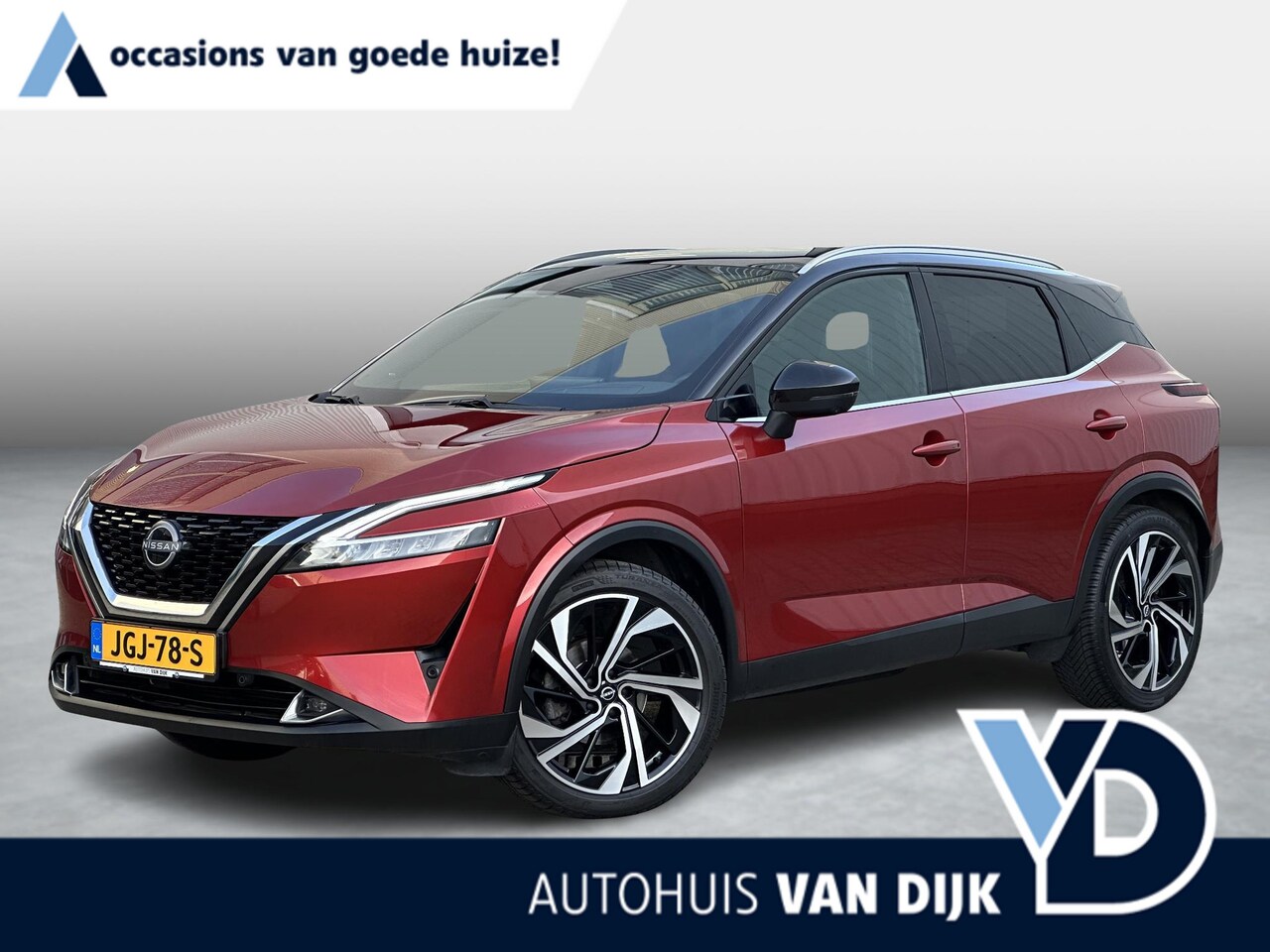 Nissan Qashqai - 1.3 MHEV Xtronic Tekna Plus | Nappa Leder/20-inch/Head-Up/Cruise Adaptief - AutoWereld.nl