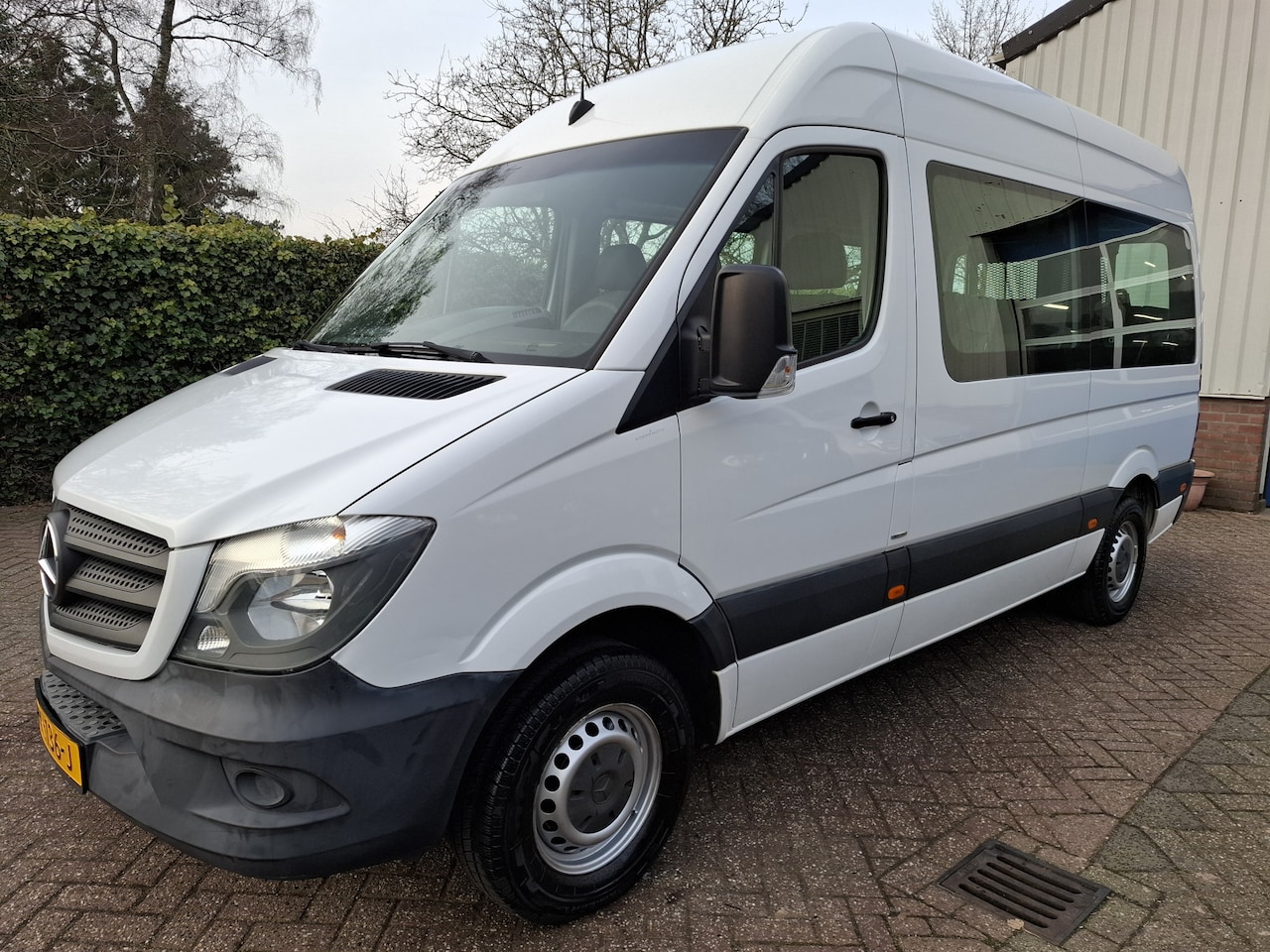 Mercedes-Benz Sprinter - 314CDI 34950.- INCL BTW 9-PERSOONS ROLSTOELVERVOER 143PK - AutoWereld.nl
