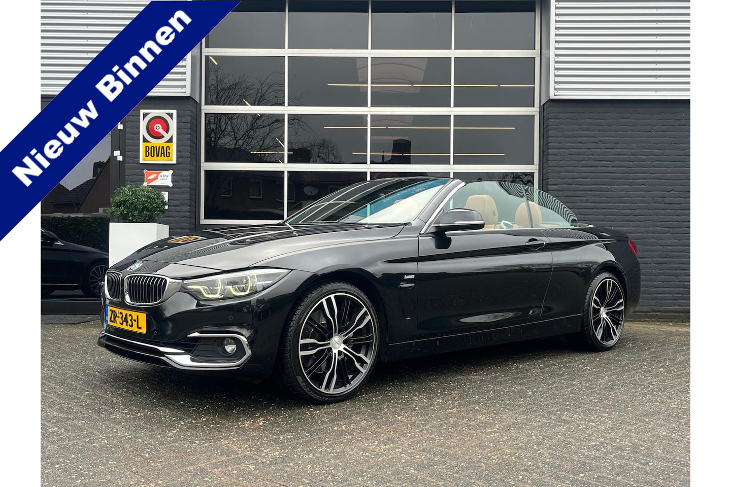 BMW 4-serie Cabrio - 440i xDrive High Executive 440i xDrive High Executive, Automaat, Cruise, Leder, Harman /Kardon, Memory - AutoWereld.nl