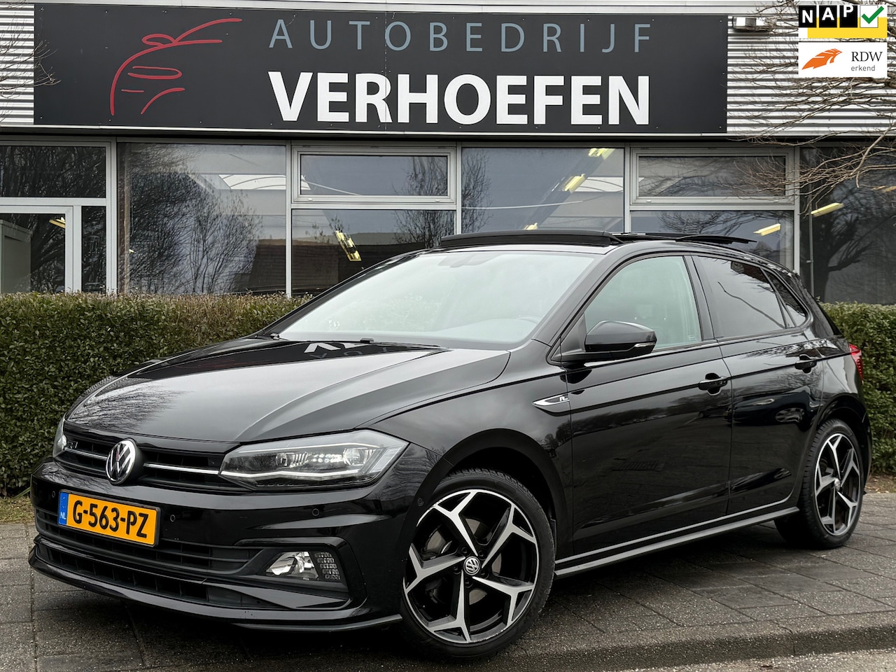 Volkswagen Polo - 1.0 TSI Highline Business R - PANORAMADAK - AUTOMAAT - ZWART LEDER - APPLE CARPLAY - VOLLE - AutoWereld.nl