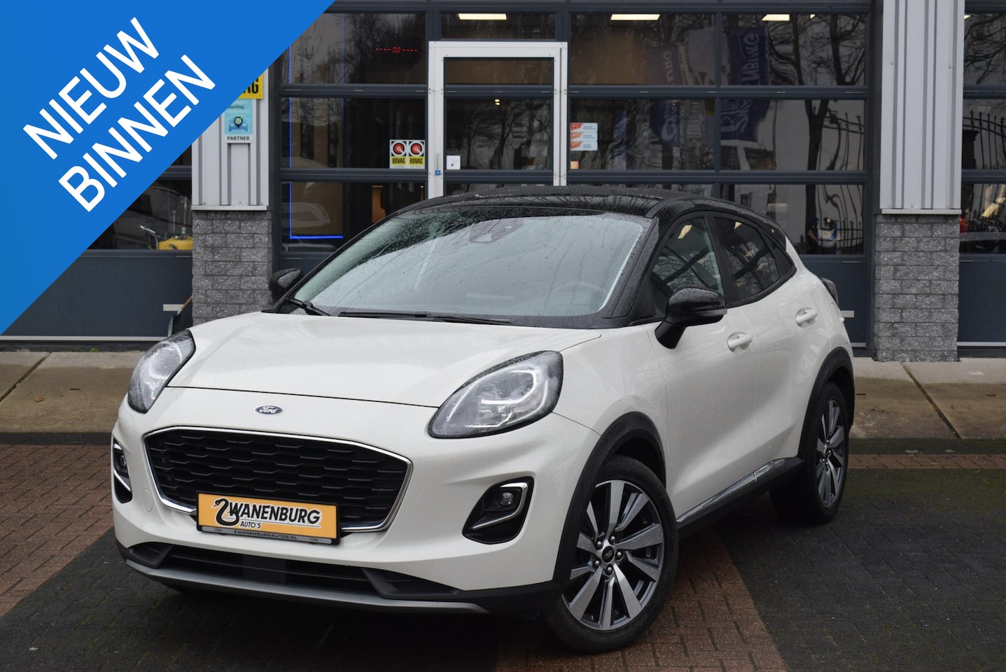 Ford Puma - 1.0 EcoBoost Hybrid Titanium X Airco, Navi, TwoTone, Km 93600 !! - AutoWereld.nl