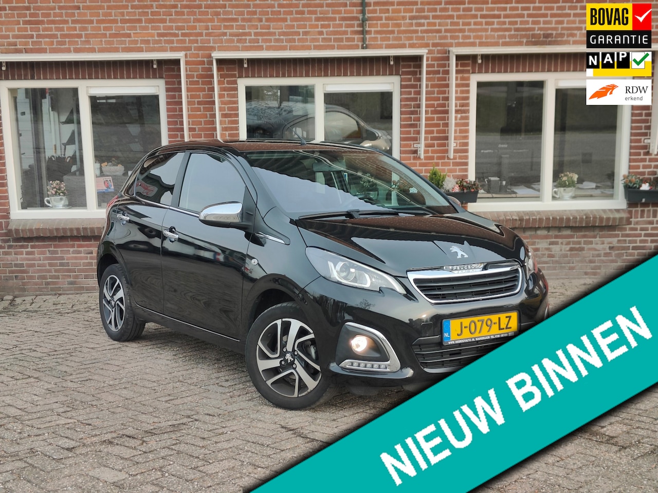 Peugeot 108 - 1.0 e-VTi Allure Carplay Cruise Camera Clima - RIJKLAAR - - AutoWereld.nl