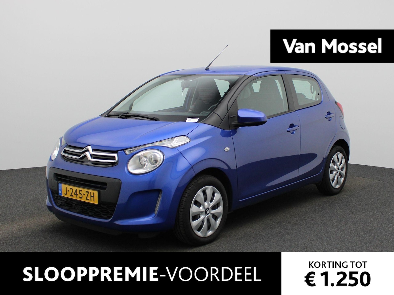 Citroën C1 - 1.0 VTi Feel | BLUETOOTH | AIRCO | ELEKTRISCHE RAMEN VOOR | CENTRALE DEURVERGRENDELING | - AutoWereld.nl