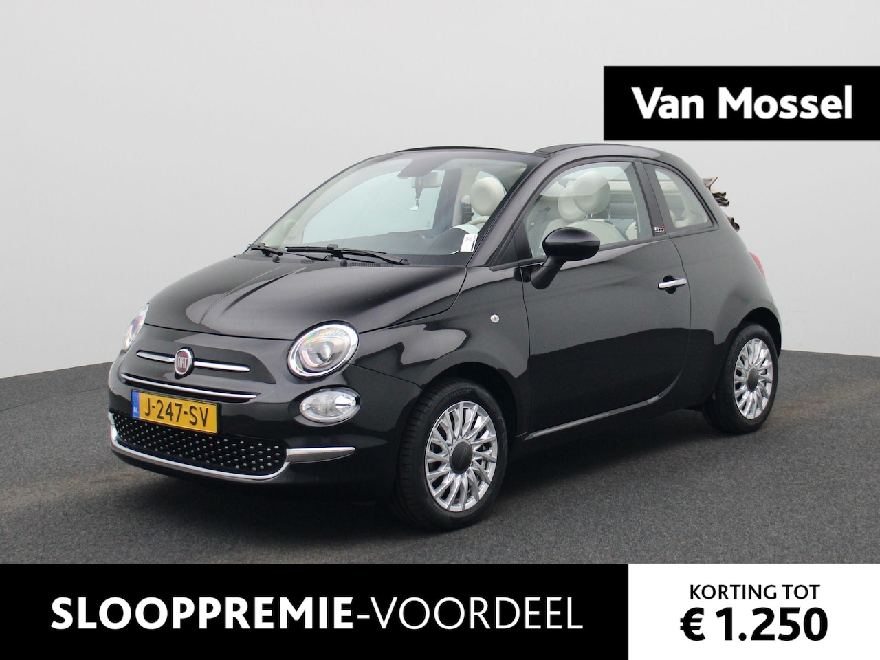 Fiat 500 C - 1.0 Hybrid Lounge | AIRCO | PARKEERSENSOREN | CRUISE CONTROL | MULTIFUNCTIONEEL STUURWIEL - AutoWereld.nl
