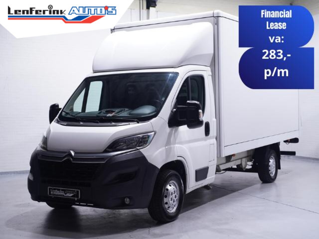 Citroën Jumper - 2.0 HDI 130 pk Bakwagen met Laadklep Navi Airco, Dakspoiler, Nette Staat, 3-Zits - AutoWereld.nl