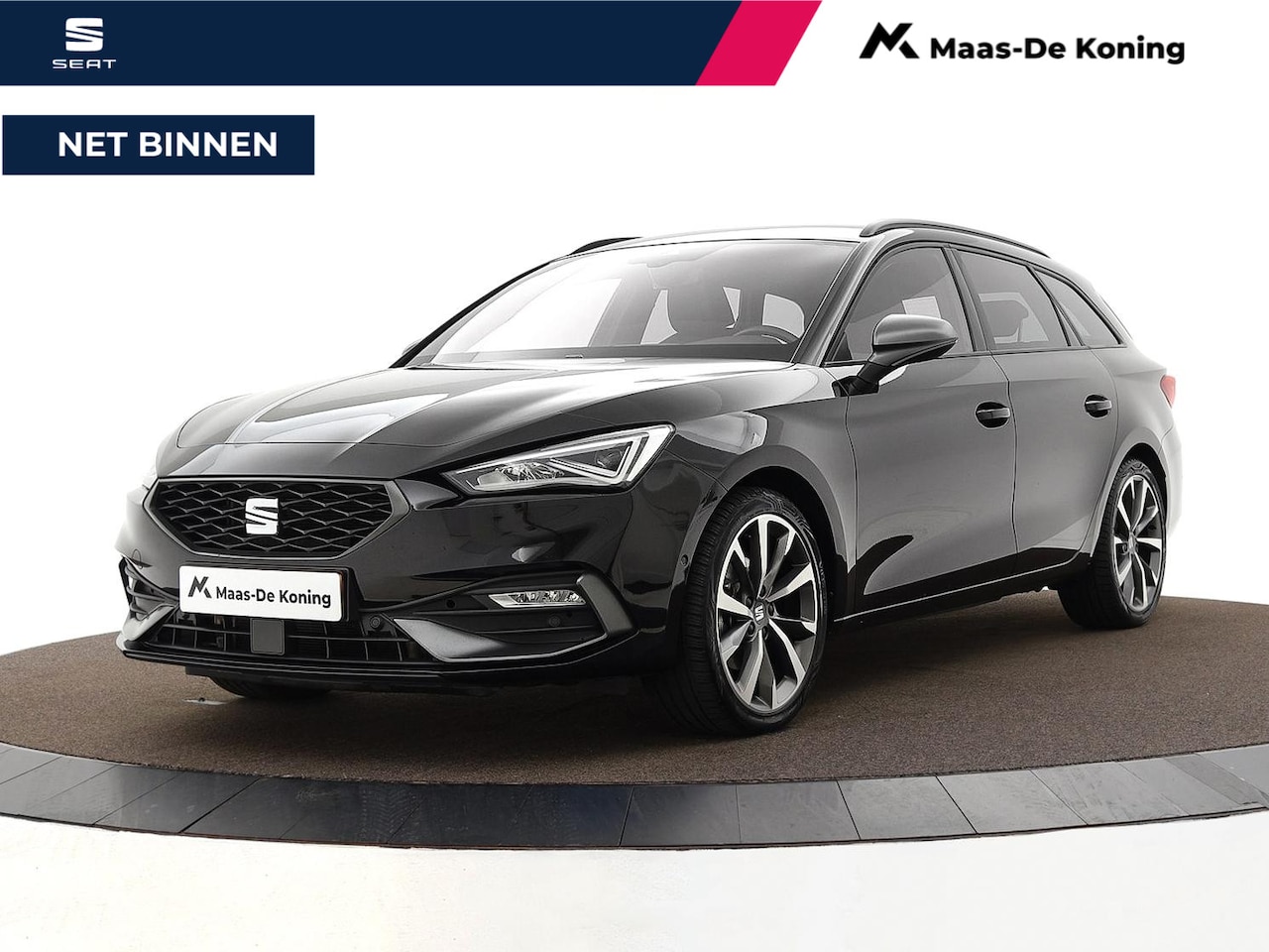 SEAT Leon Sportstourer - 1.0 eTSI 110pk DSG FR Business · Camera · P-Sensoren · Dodehoek Detectie · Parkeer Assiste - AutoWereld.nl