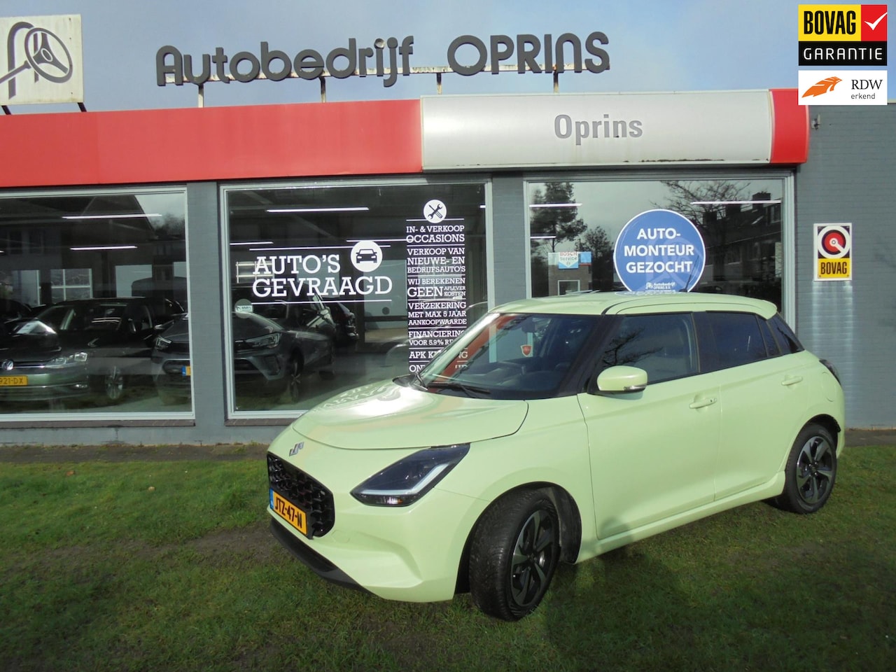 Suzuki Swift - 1.2 Style Smart Hybrid 1.2 Style Smart Hybrid 5drs, Nieuw model, zeer luxe uitvoering. - AutoWereld.nl