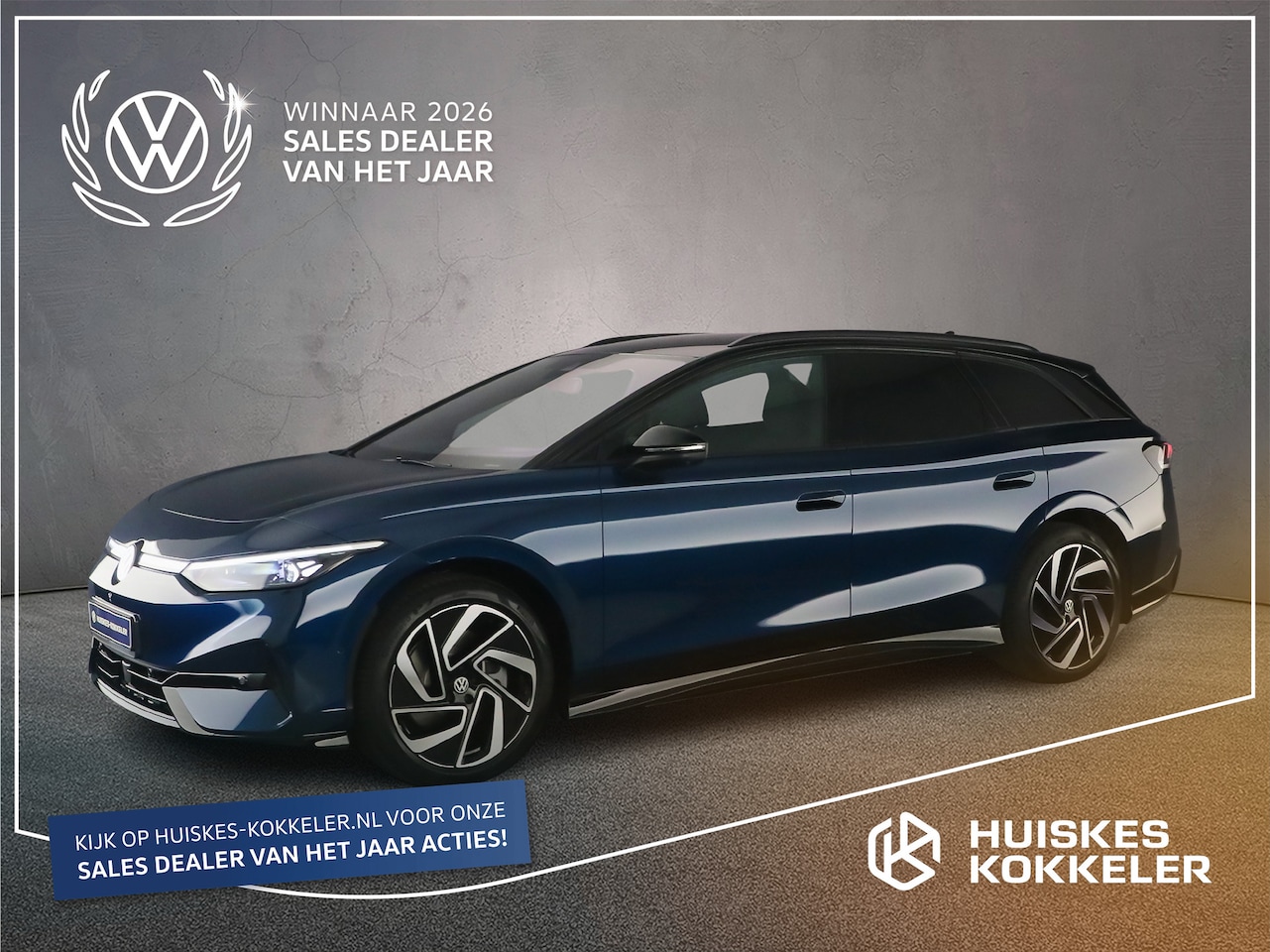 Volkswagen ID.7 Tourer - Actieprijs incl. inruilpremie! Elektromotor 86 kWh 286pk Pro S Limited Edition - AutoWereld.nl