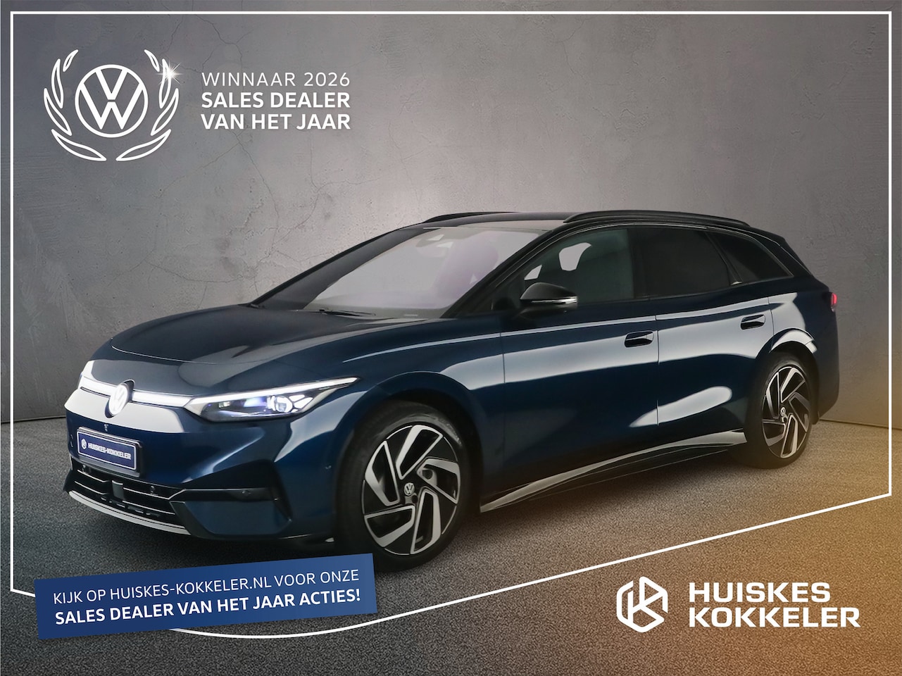 Volkswagen ID.7 Tourer - Elektromotor 77 kWh 286pk Pro Limited Edition - AutoWereld.nl