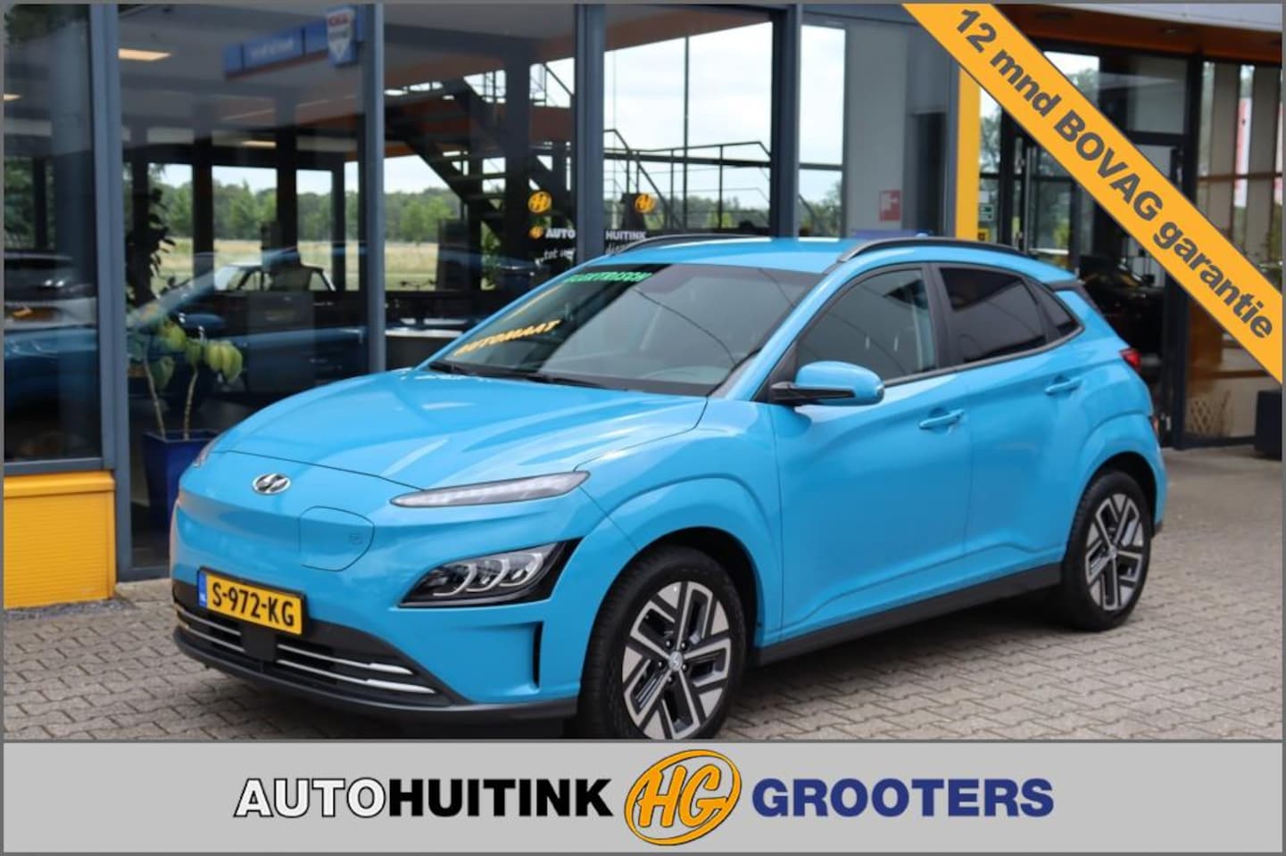 Hyundai Kona - EV 64kWh Premium - Navi - camera  - stoel/stuur verw. - head up - AutoWereld.nl