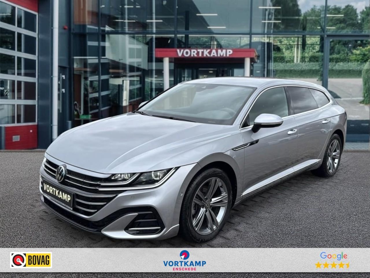 Volkswagen Arteon Shooting Brake - 1.4 TSI DSG R-LINE BUSINESS+ TREKHAAK/ELEKKLEP/360CAM/ACC/STOELVERW - AutoWereld.nl