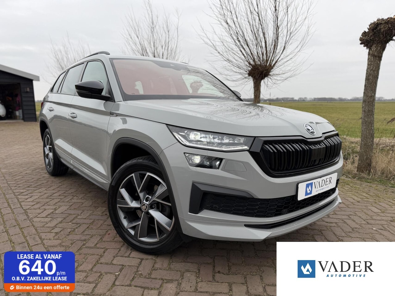 Skoda Kodiaq - 1.5 TSI DSG Sportline 7 Zits Pano Trkh Steel - AutoWereld.nl