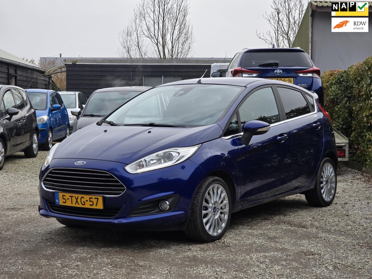 Ford Fiesta - 1.0 Titanium 5drs./Navi/Keyless/LED/Sfeerlicht - AutoWereld.nl
